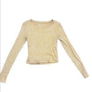 𝅺AMERICAN Eagle Ribbed Knit Henley Size XS